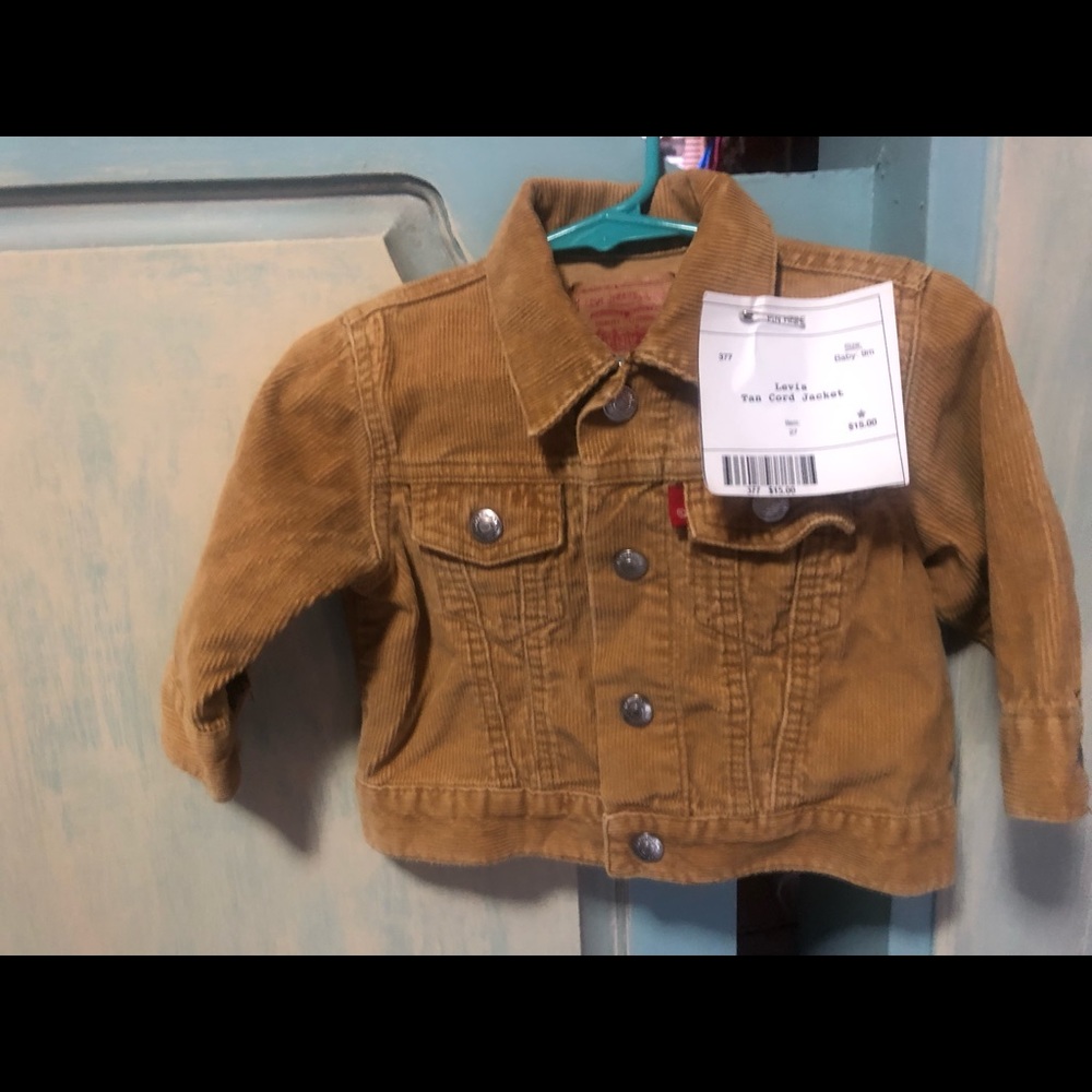Levi’s Corduroy Tan Jacket Boys So 12mos